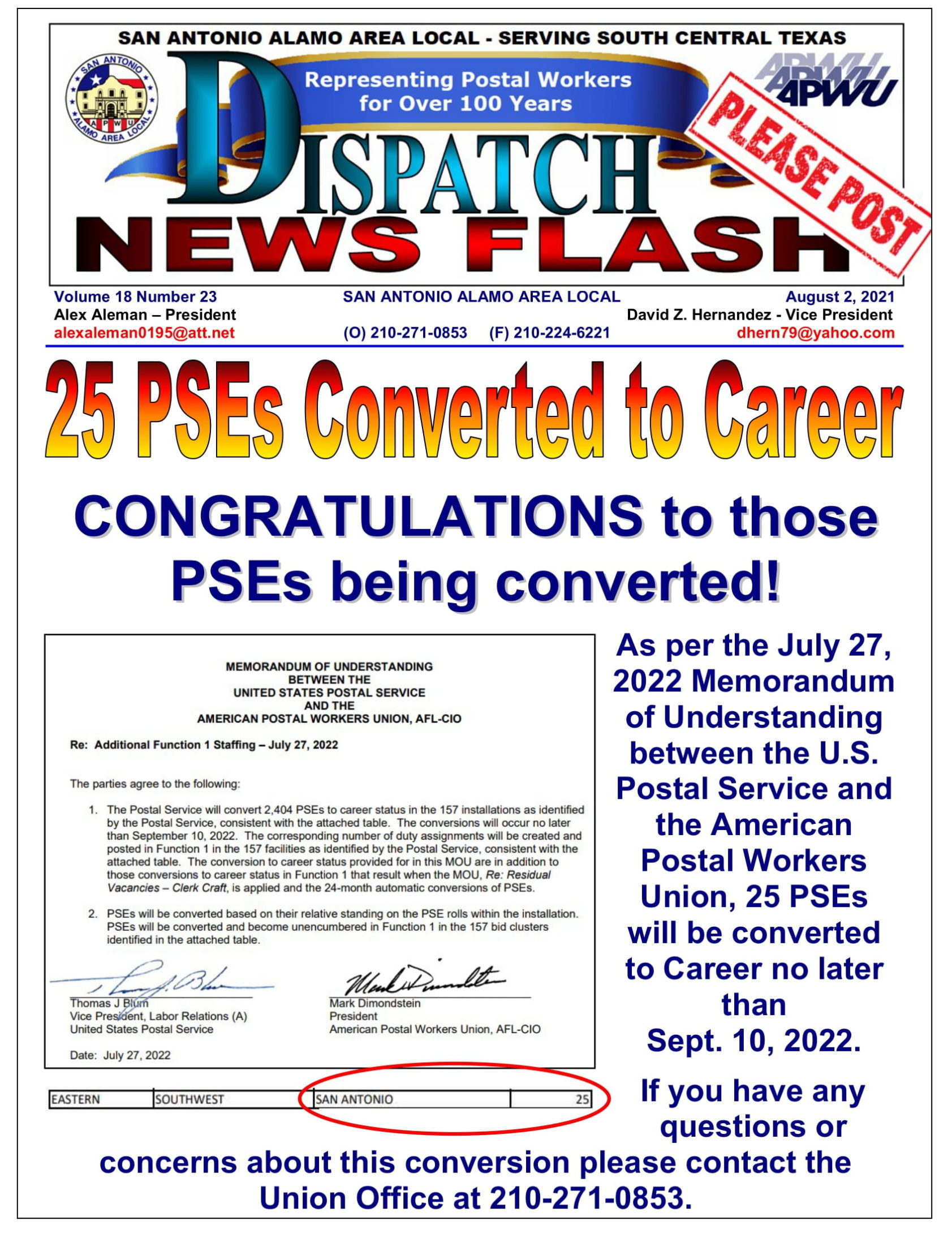 PSE Conversions - 