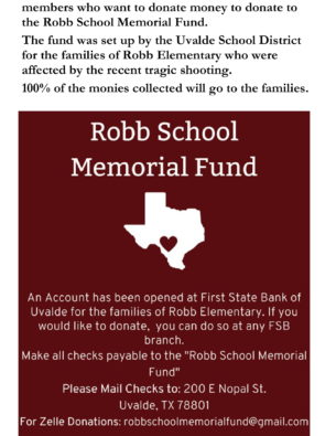 Robb School Memorial Fund - 