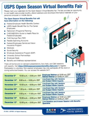 USPS Open Season Virtual Benefits Fair - 