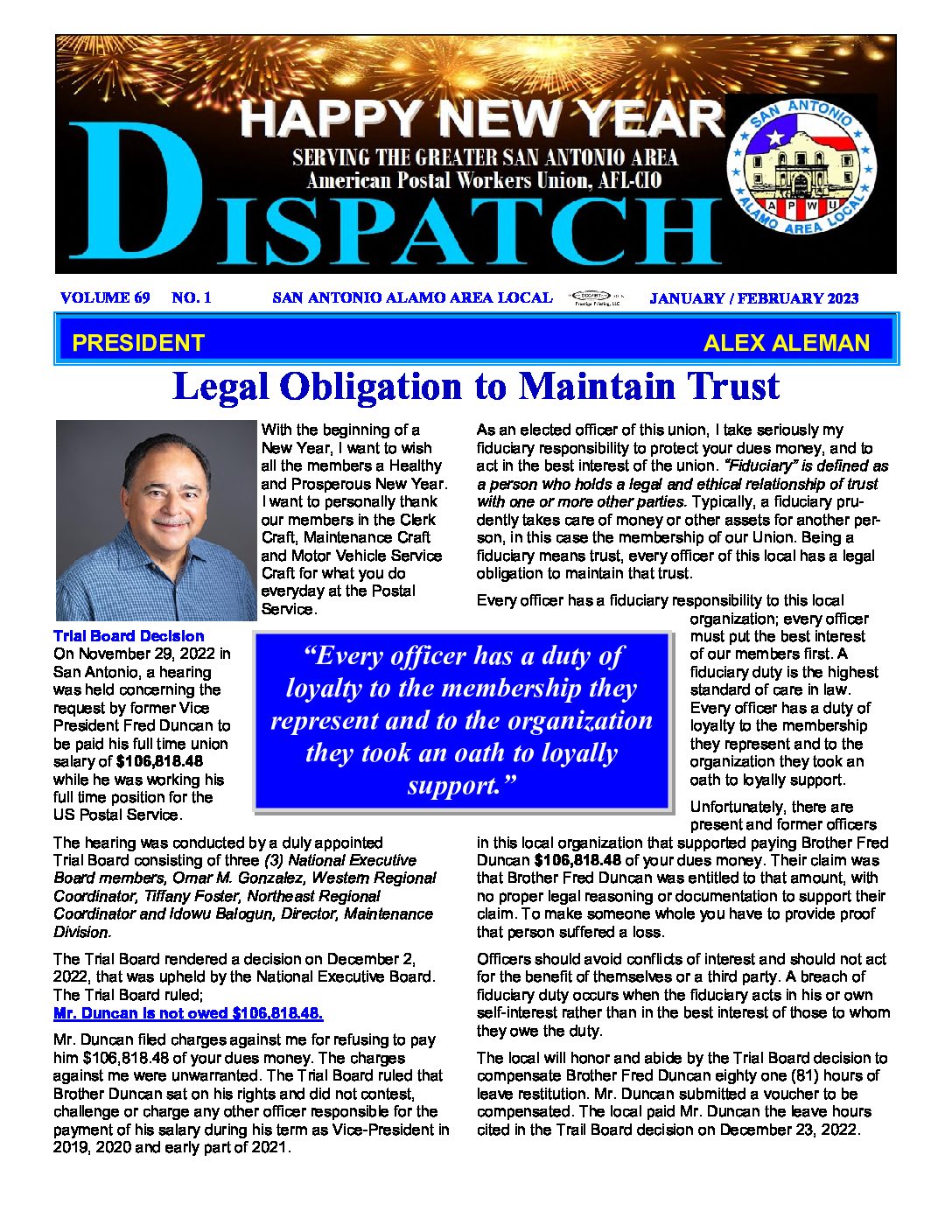 January-February ’23 Dispatch - 