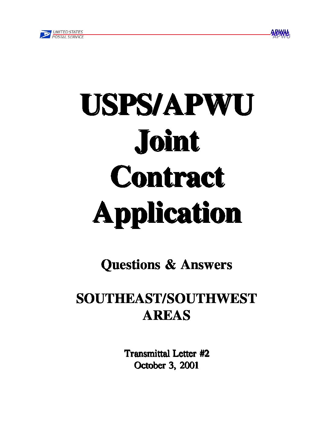 Joint Contract Application - 