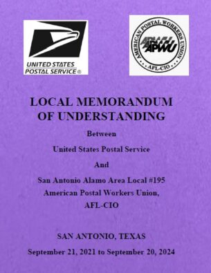 2021 – 2024 SAAAL/USPS LMOU Updated – Located in Steward Resources - 