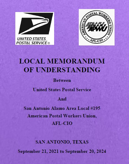 2021 – 2024 SAAAL/USPS LMOU Updated – Located in Steward Resources - 