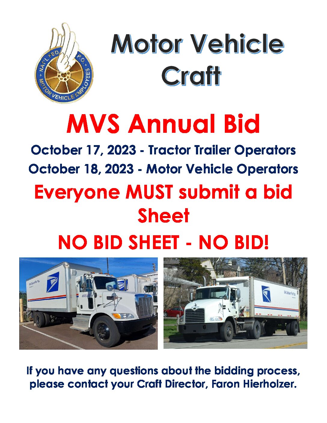 MVS Annual Bidding – Coming Soon - 