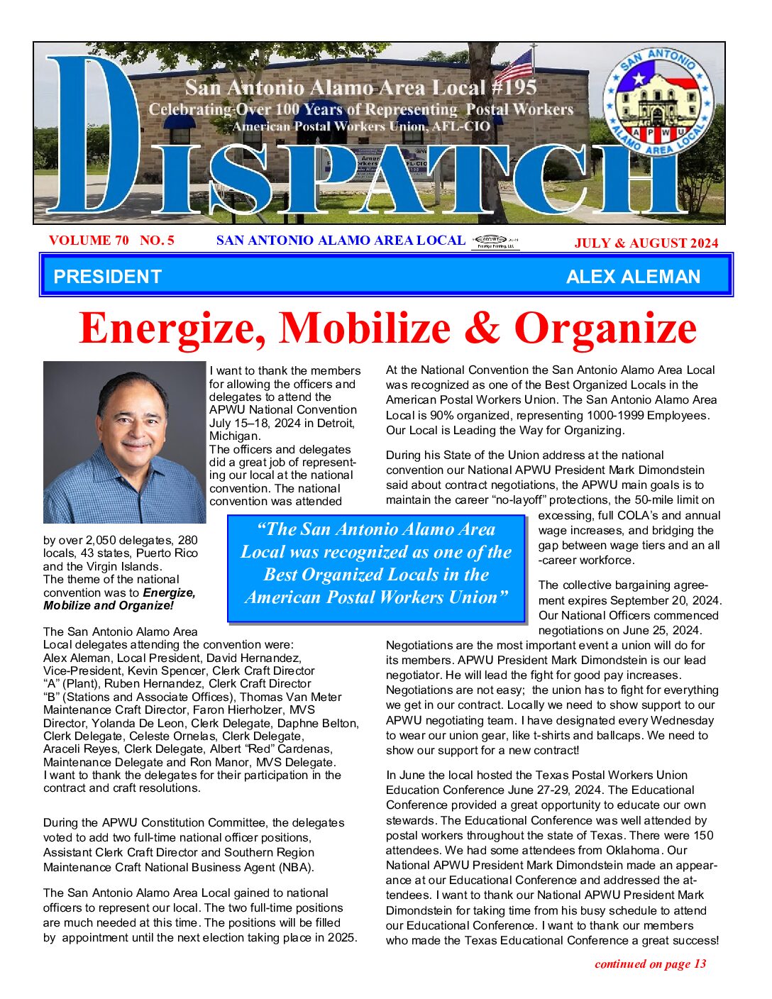 July-August ’24 Dispatch - 