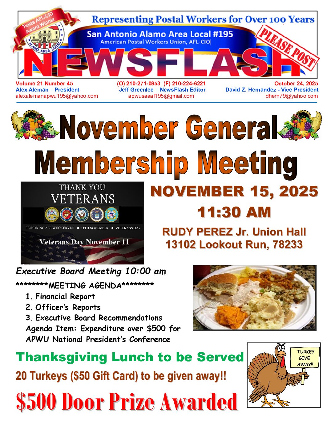 NewsFlash 21-45 November 2025 GMM Notice - 