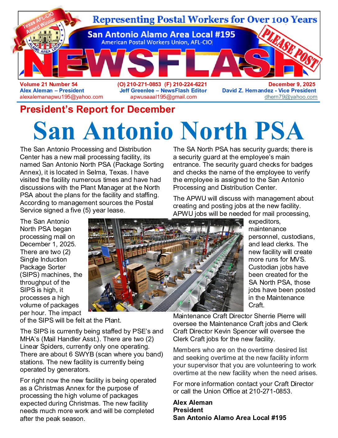 NewsFlash 21-54 San Antonio North PSA - 