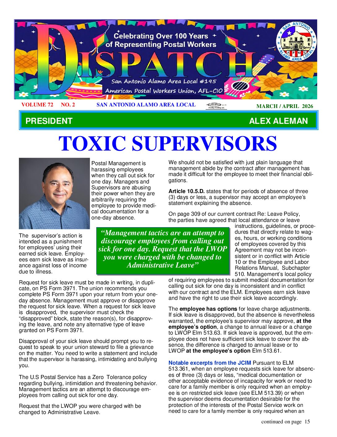 March/April ’26 Dispatch - 