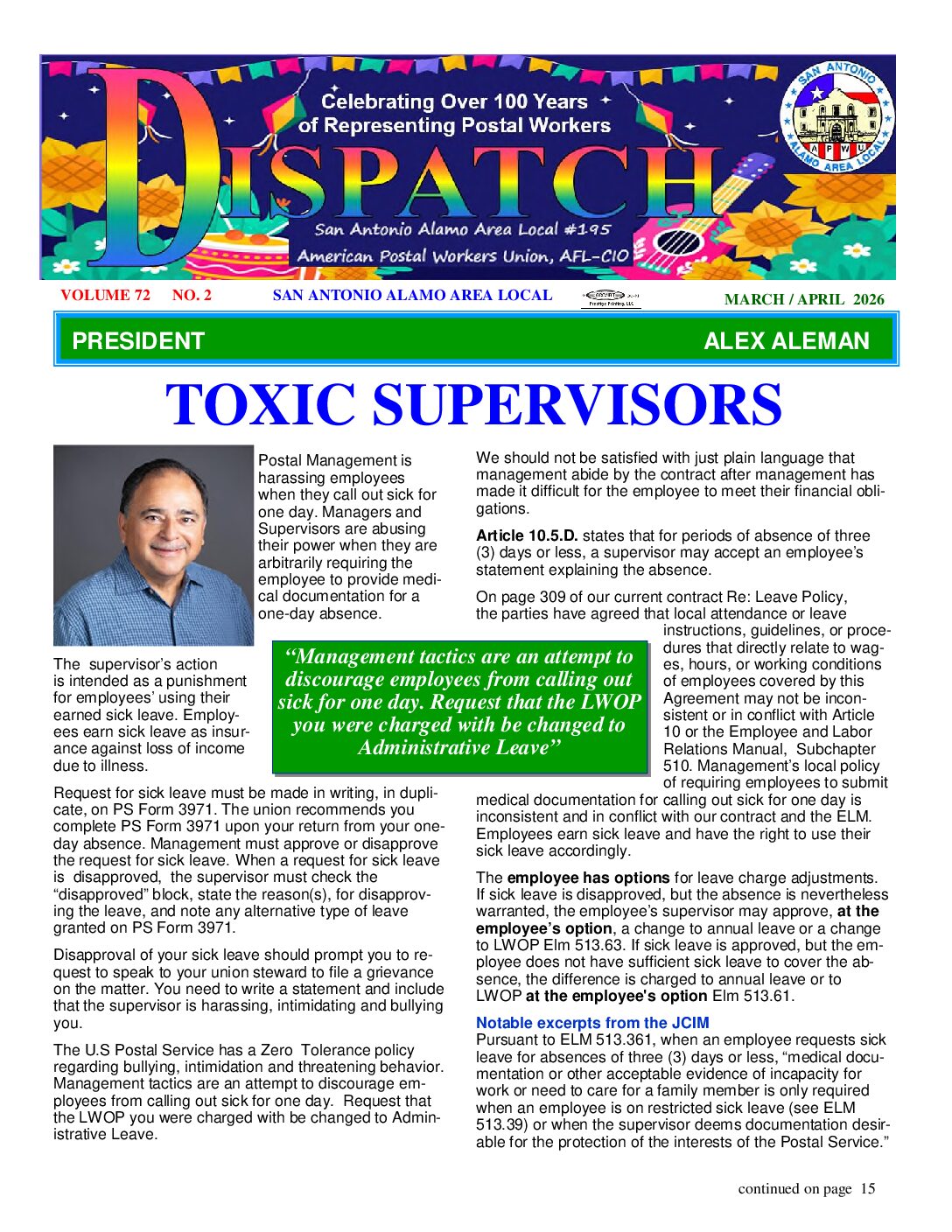 March/April ’26 Dispatch - 