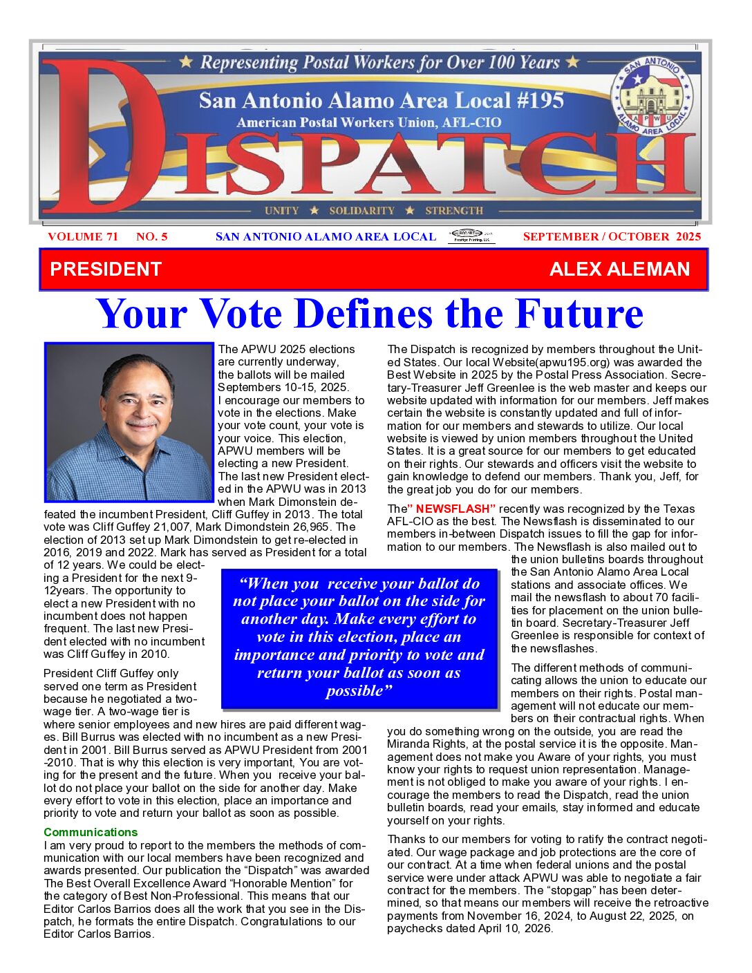 September/October 2025 - 